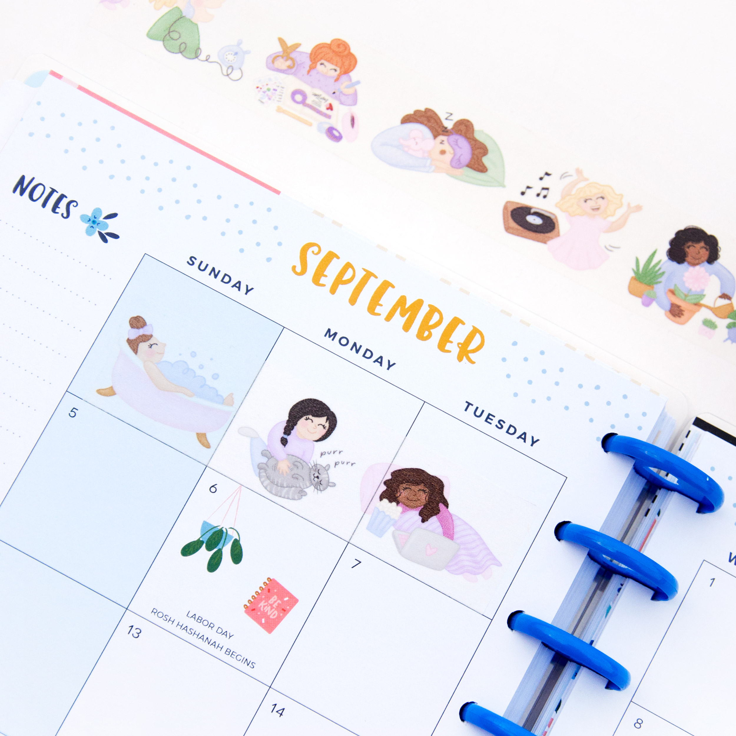 Self Care Day Washi Tape - Design by Willwa