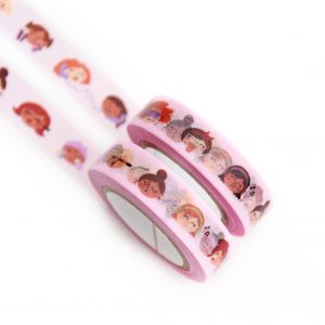 Self Care Girls Washi Tape - Design by Willwa