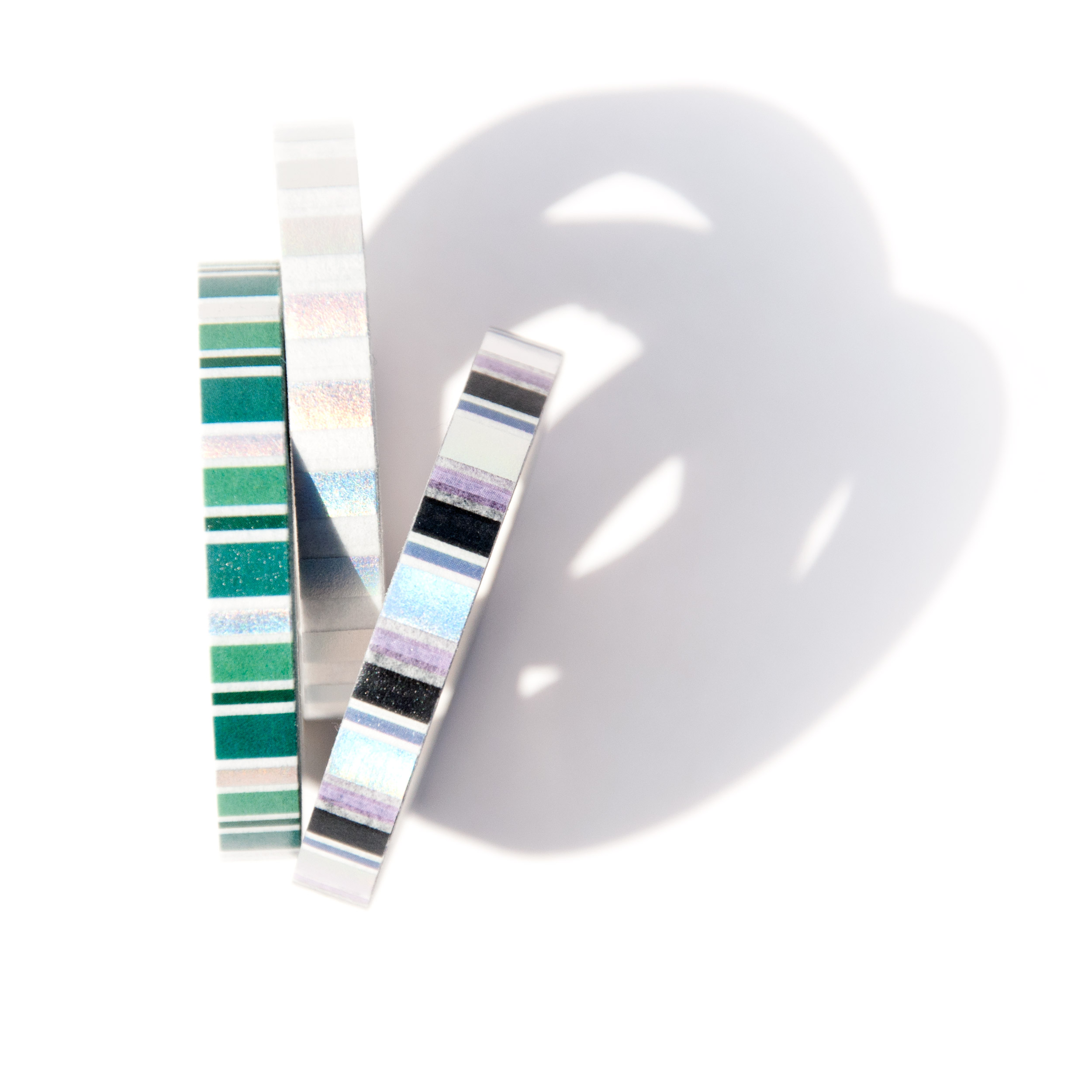 Holo Stripe Slim Washi Tape - Design by Willwa