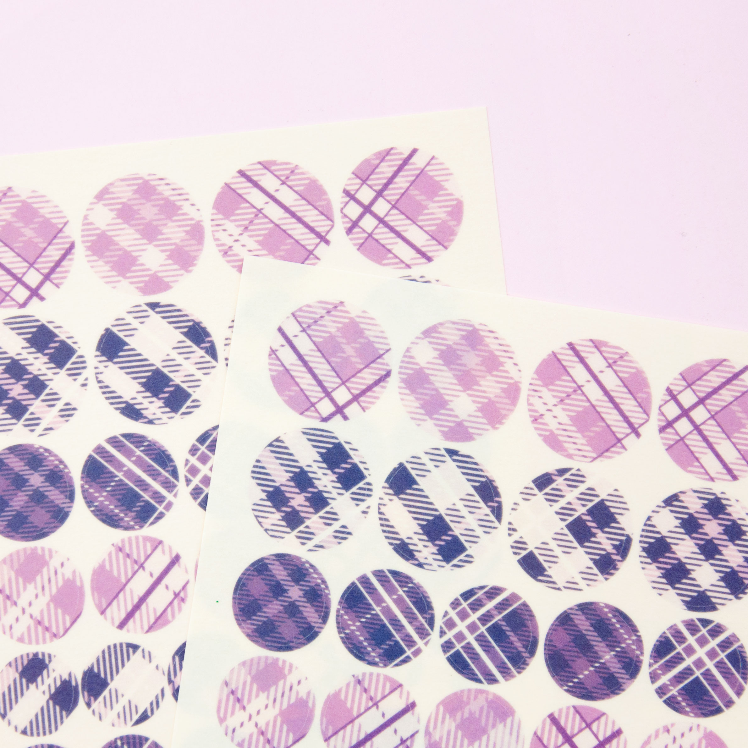 Checkered Washi Dots Sticker Sheet - Design by Willwa