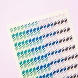 Stripe 2 Washi Strips Sticker Sheet - Design by Willwa