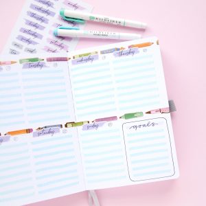 My Pen Collection Washi Tape - Design by Willwa