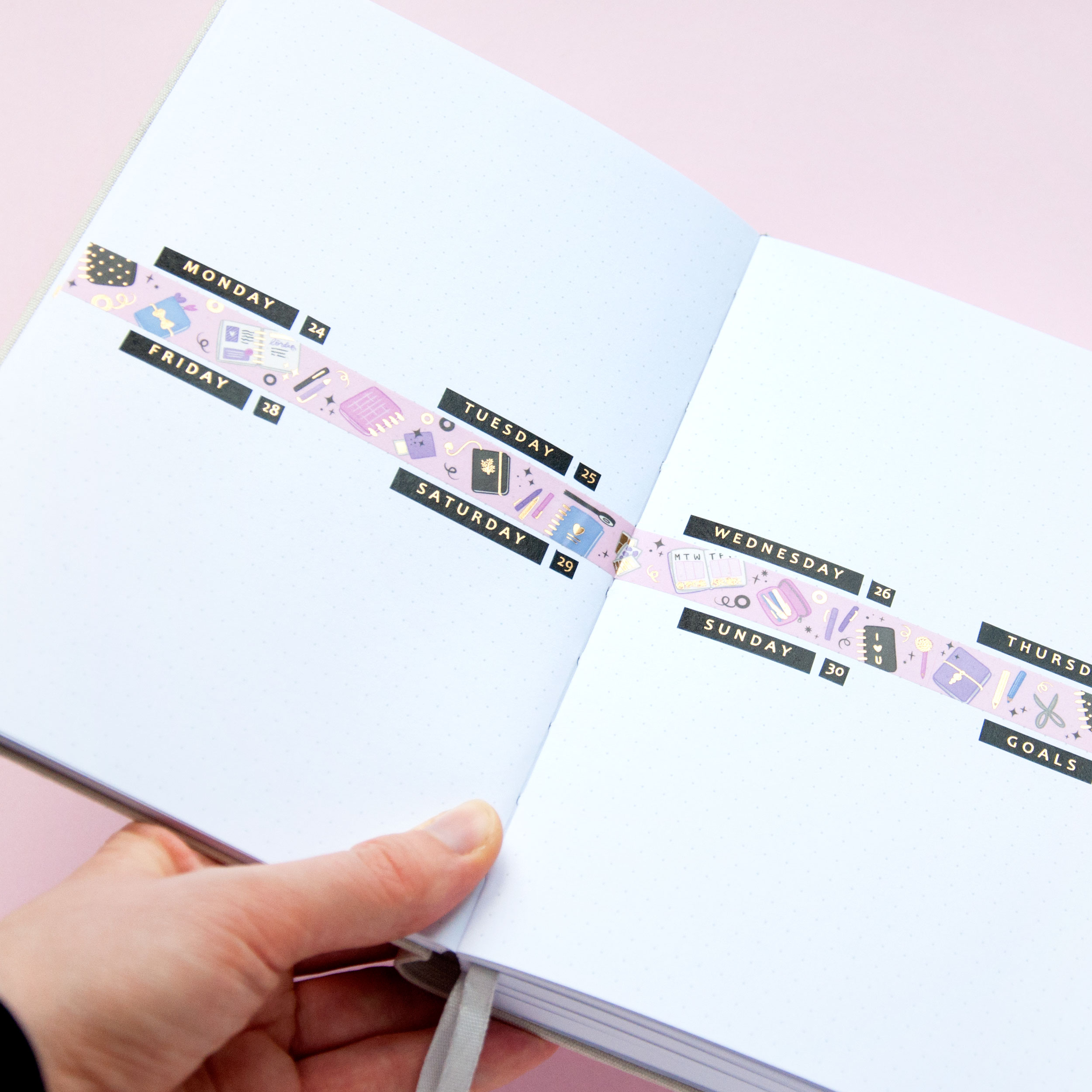 Days and Dates Washi Tape - Design by Willwa