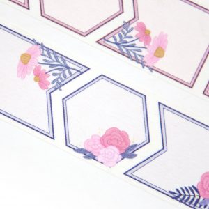 Floral Labels Washi Tape - Design by Willwa