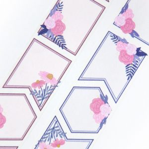 Floral Labels Washi Tape - Design by Willwa
