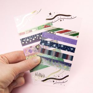 Rainbow Washi Card - Design by Willwa
