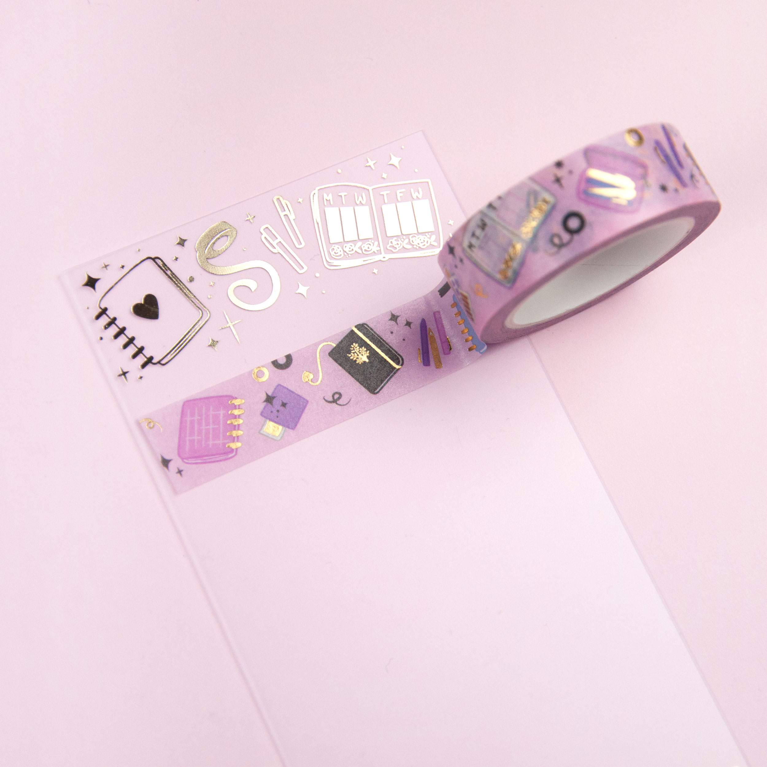 Nature's Purple - Washi Tape Package Box
