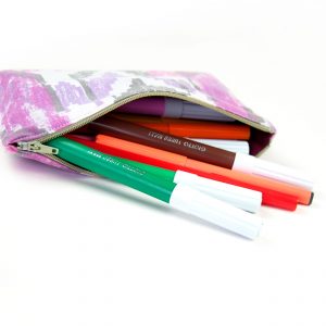 Pencil Case Pink Pattern