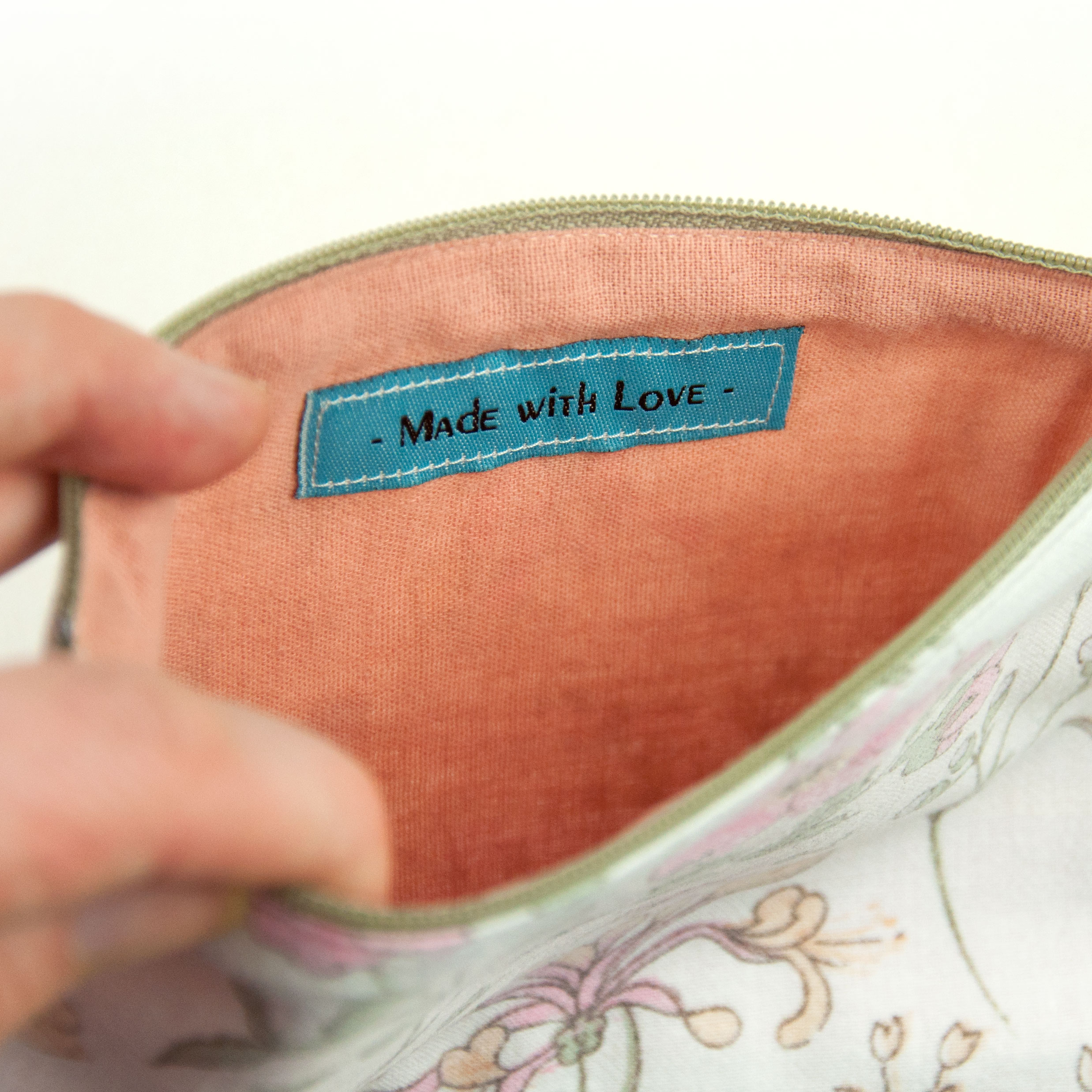 Pencil Case Sheer Florals