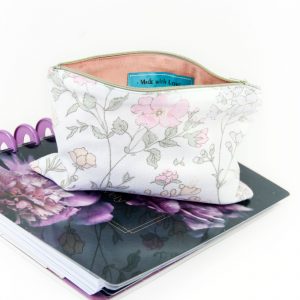 Pencil Case Sheer Florals