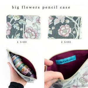 Pencil Case Big Florals