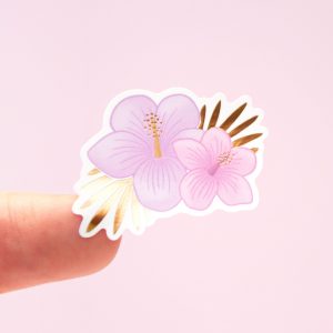Turtles and Flowers Sticker Sheet - Design by Willwa