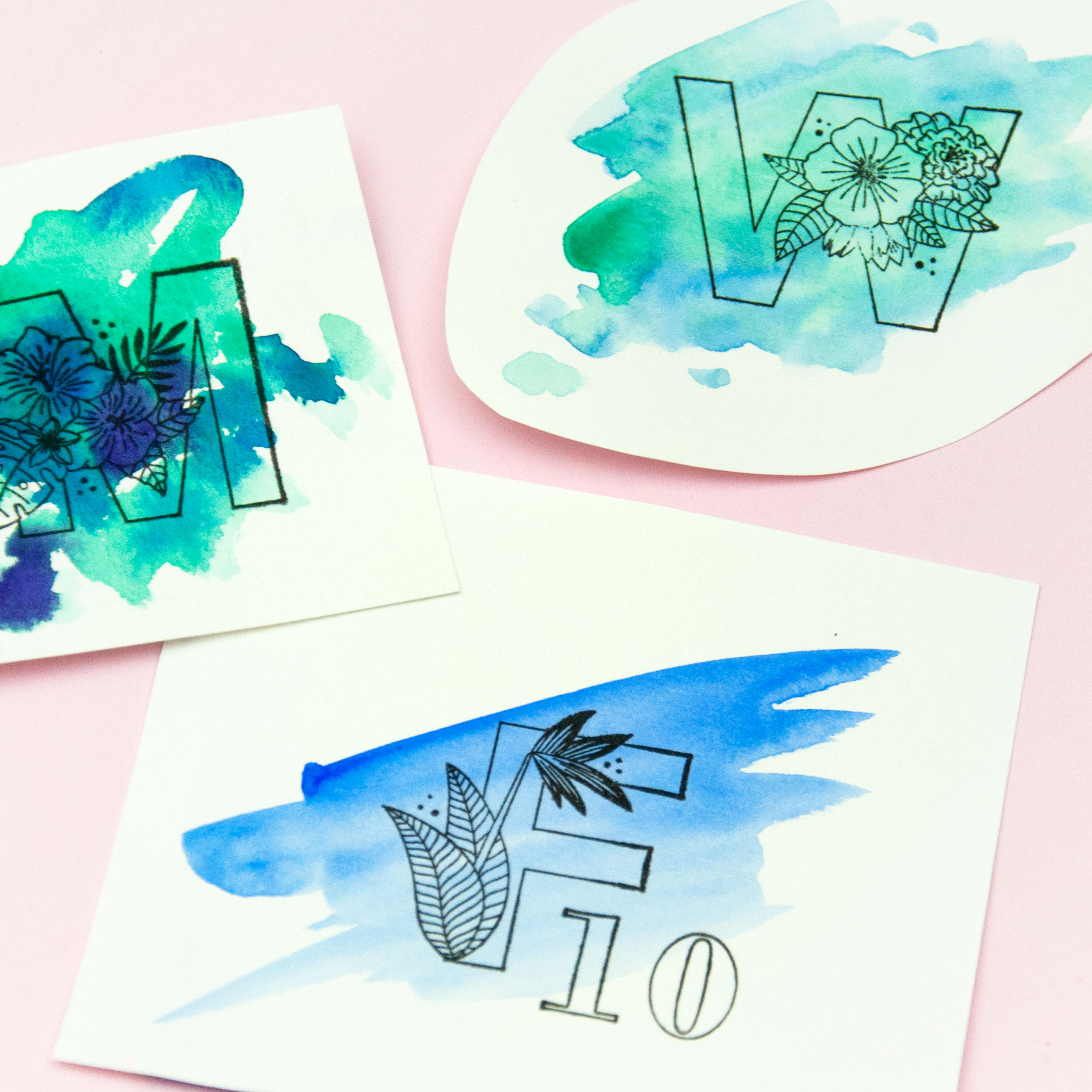 Floral Weekdays Stamps - Design by Willwa