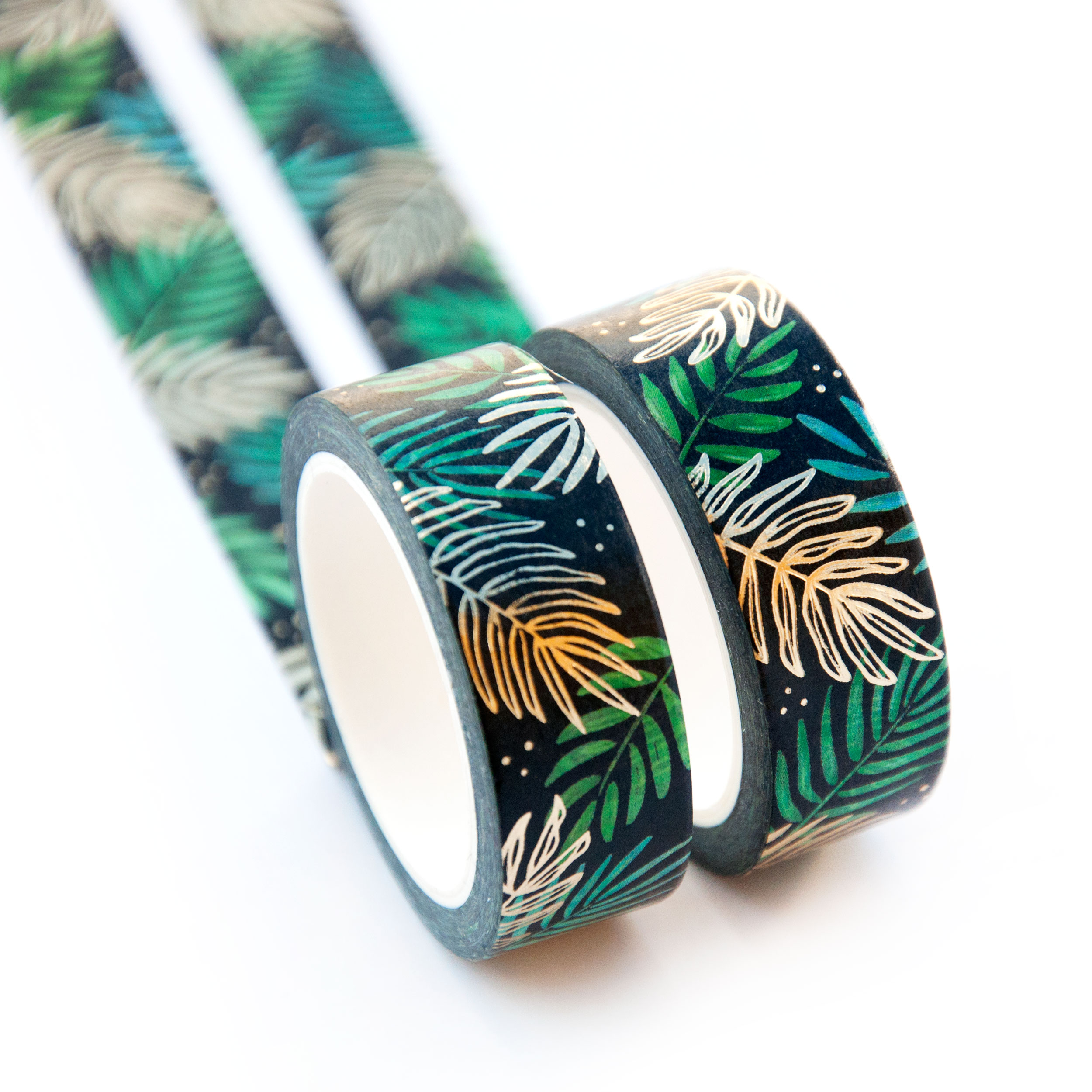 Golden Palm Leaves Washi Tape - Design by Willwa