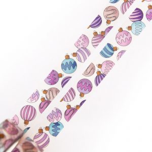 Christmas Baubles Washi Tape - Design by Willwa