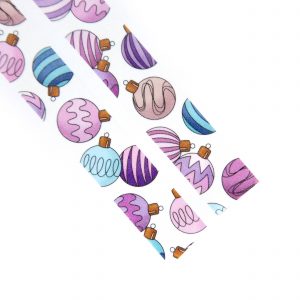 Christmas Baubles Washi Tape - Design by Willwa