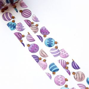 Christmas Baubles Washi Tape - Design by Willwa