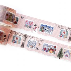 Festive Holiday Windows Washi Tape - Design by Willwa