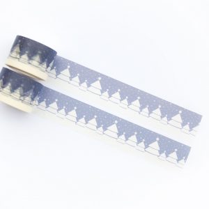 Snowy Winter Forest Washi Tape - Design by Willwa