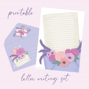 Floral Envelope Set