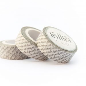 Letter for You Washi Tape - Design by Willwa