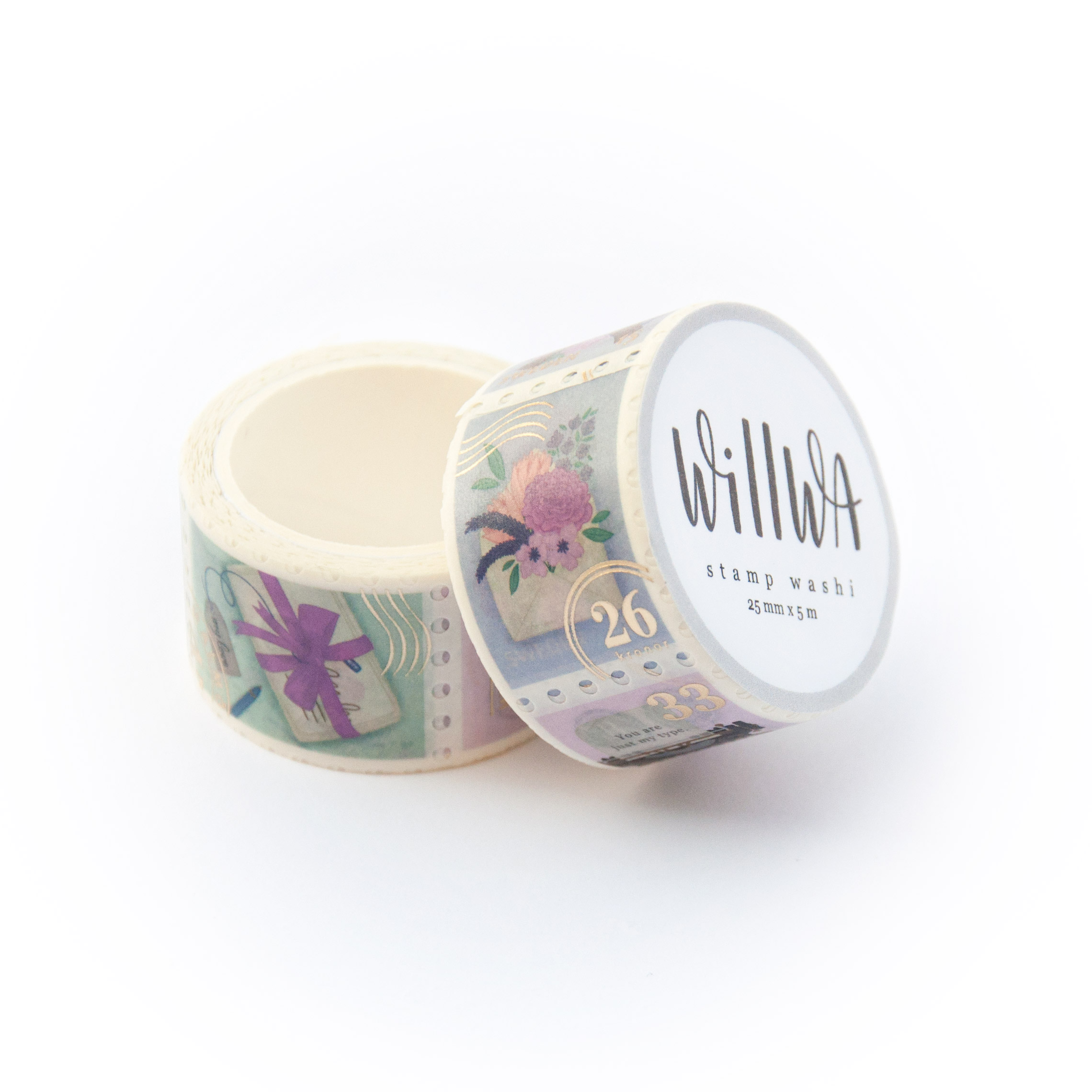 Letter Stamps Washi Tape - Design by Willwa