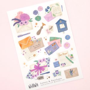 Letters & Envelopes Sticker Sheet - Design by Willwa