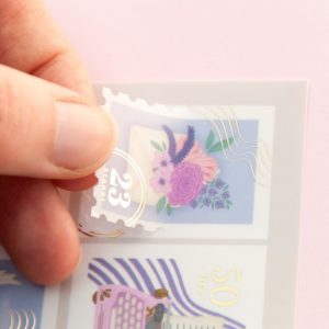 Stamps from Sweden Sticker Sheet - Design by Willwa