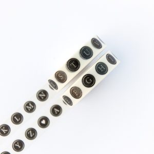 Typewriter Keys Washi Tape - Design by Willwa