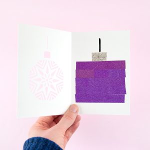 Christmas Baubles Cutout Card Set - Design by Willwa