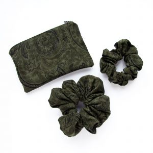 Green Pattern Scrunchie - Design by Willwa