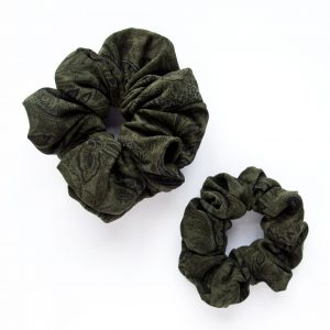 Green Pattern Scrunchie - Design by Willwa