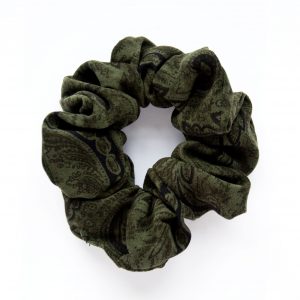 Green Pattern Scrunchie - Design by Willwa