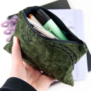 Pencil Case Green Pattern - Design by Willwa