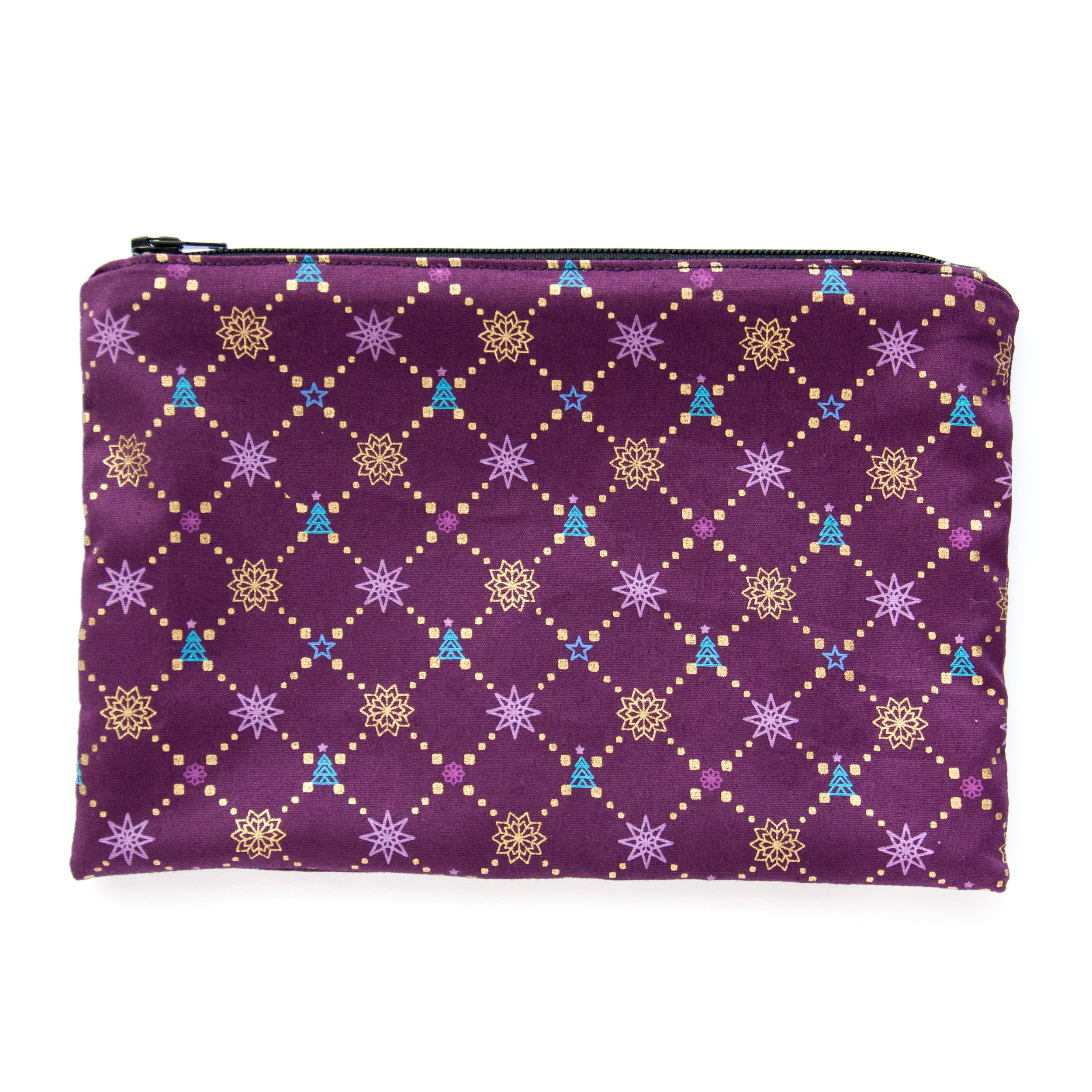 Pencil Case Purple & Gold - Design by Willwa