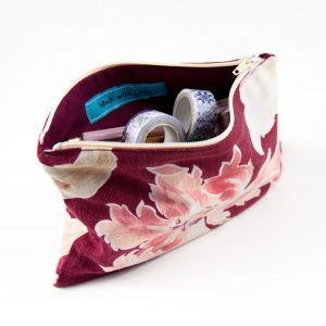 Pencil Case Flower Red - Design by Willwa