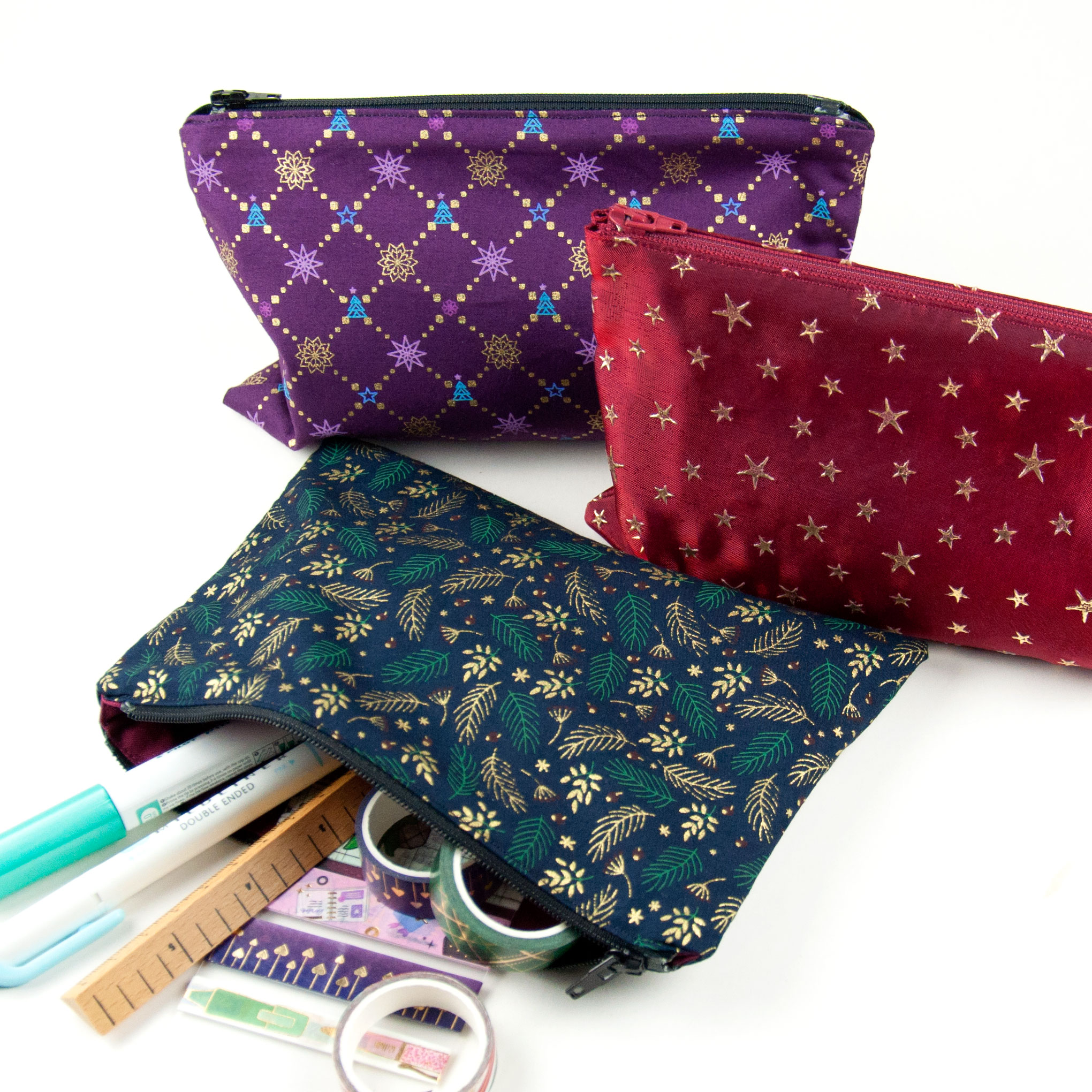 Pencil Case Pine Branches - Design by Willwa