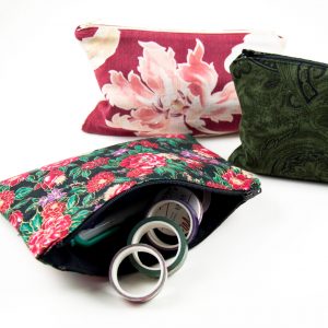 Pencil Case Flower Red - Design by Willwa