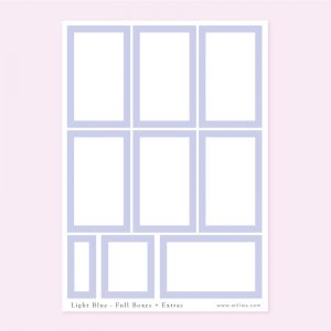 Spring colored Box Stickers - Design by Willwa