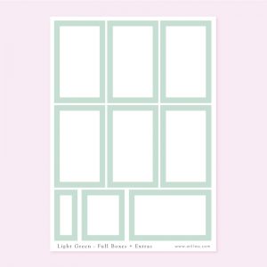 Spring colored Box Stickers - Design by Willwa