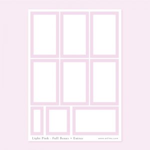 Spring colored Box Stickers - Design by Willwa