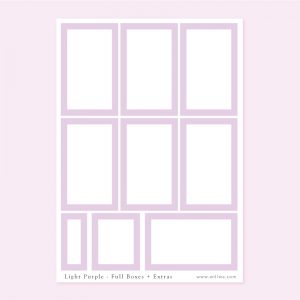 Spring colored Box Stickers - Design by Willwa