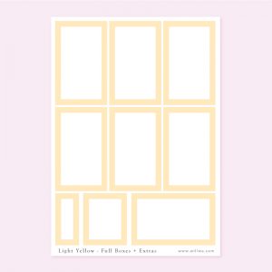 Spring colored Box Stickers - Design by Willwa