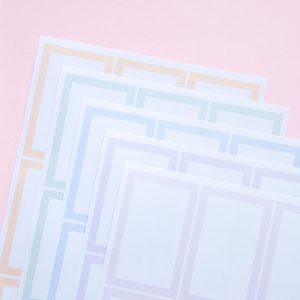 Spring colored Boxes Sticker Bundles - Design by Willwa