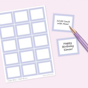 Spring colored Box Stickers - Design by Willwa