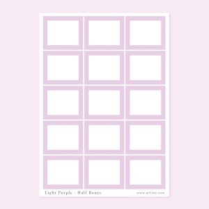 Spring colored Box Stickers - Design by Willwa