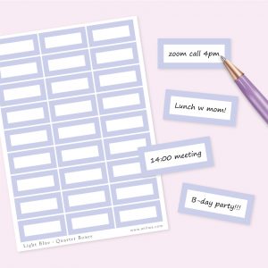 Spring colored Box Stickers - Design by Willwa