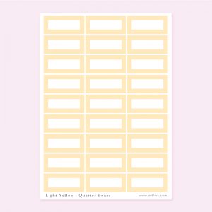 Spring colored Box Stickers - Design by Willwa