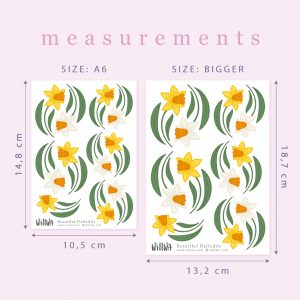 Beautiful Daffodils Stickers - Design by Willwa