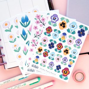 May Flowers Sticker Bundle - Design by Willwa